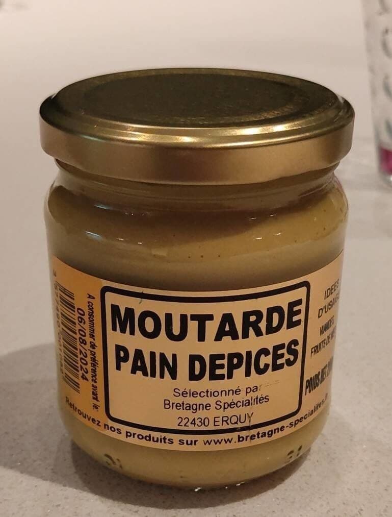 Open Food Facts Moutarde pain d'épices packshot