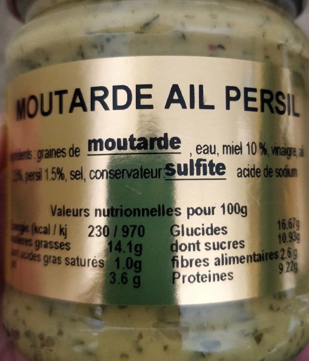 Open Food Facts Moutarde miel ail persil packshot