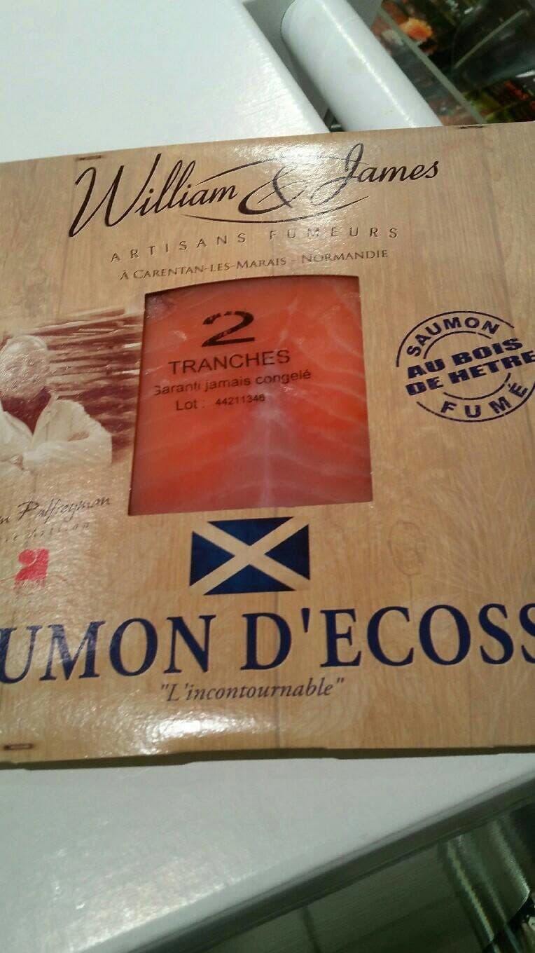 William james Saumon d ecosse packshot
