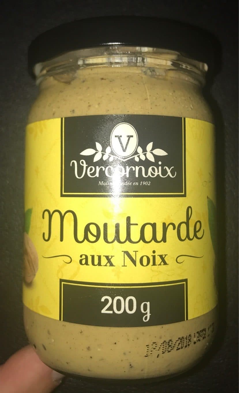 Vercornoix Moutarde aux noix packshot