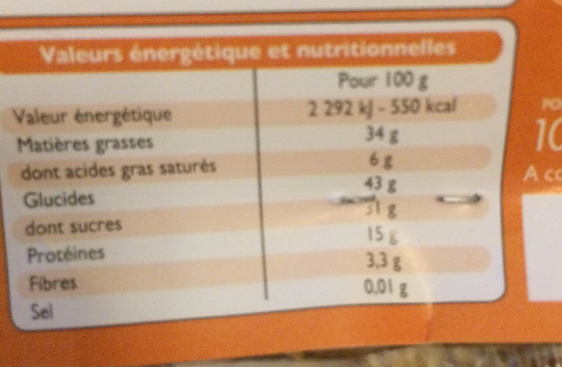 Open Food Facts Nougat Cajou Péryl 100G packshot