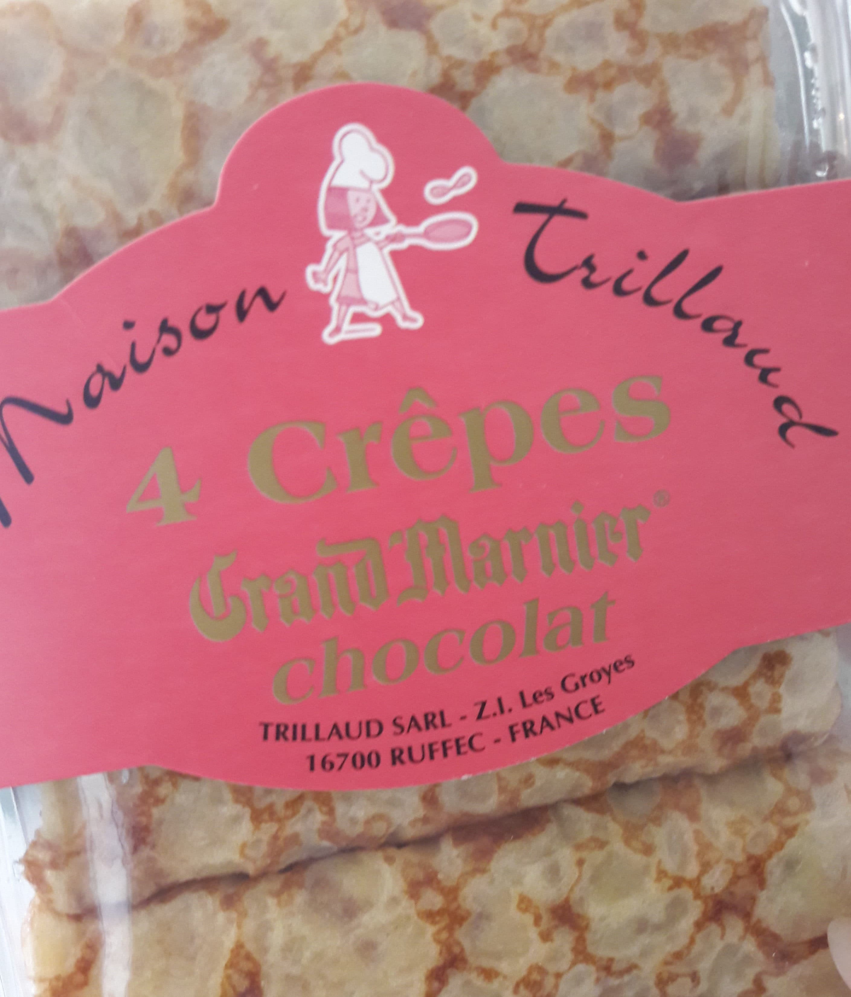 Trillaud 4 Crêpes au Grand Marnier & chocolat packshot