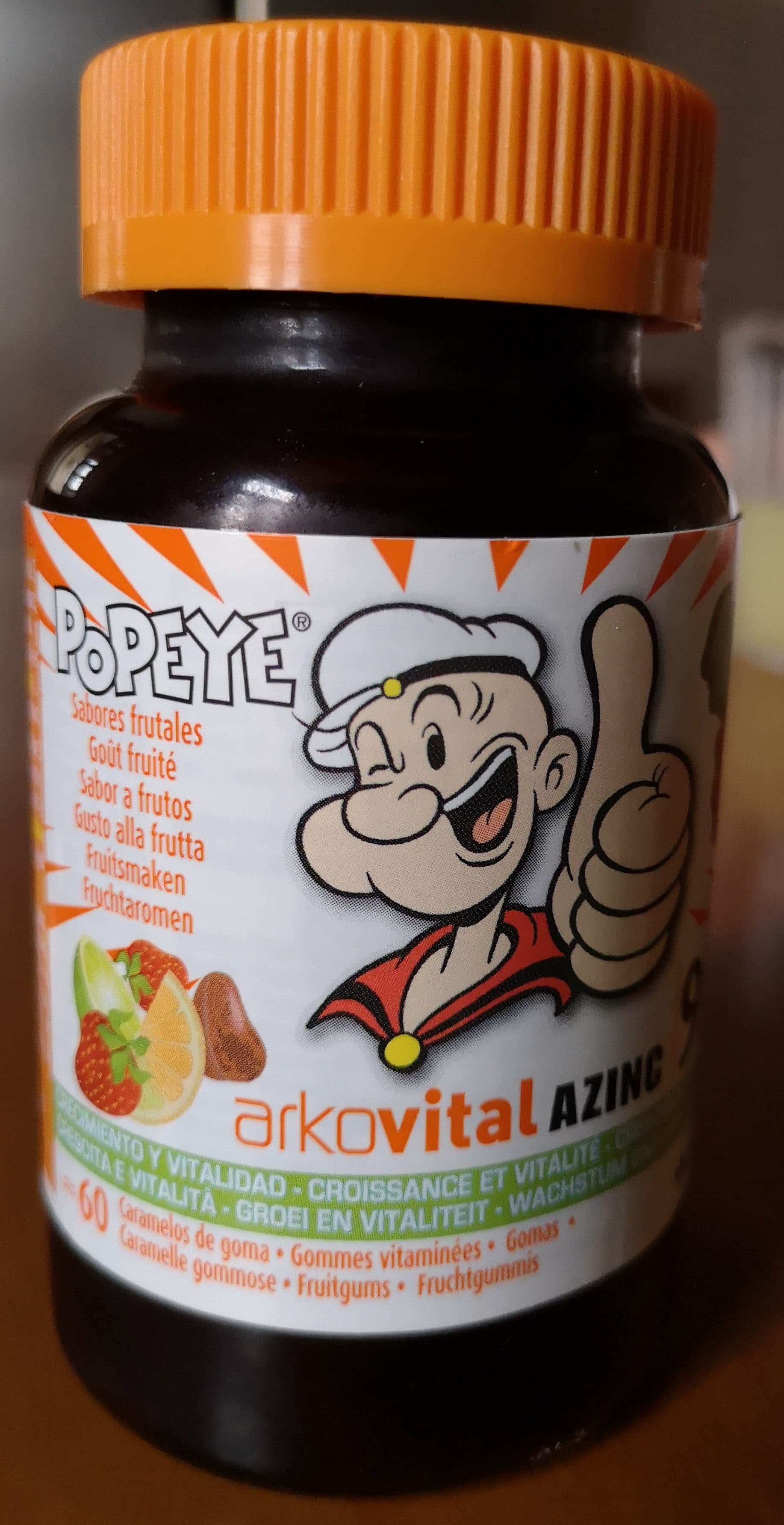 Open Food Facts Azinc Popeye Enfant packshot