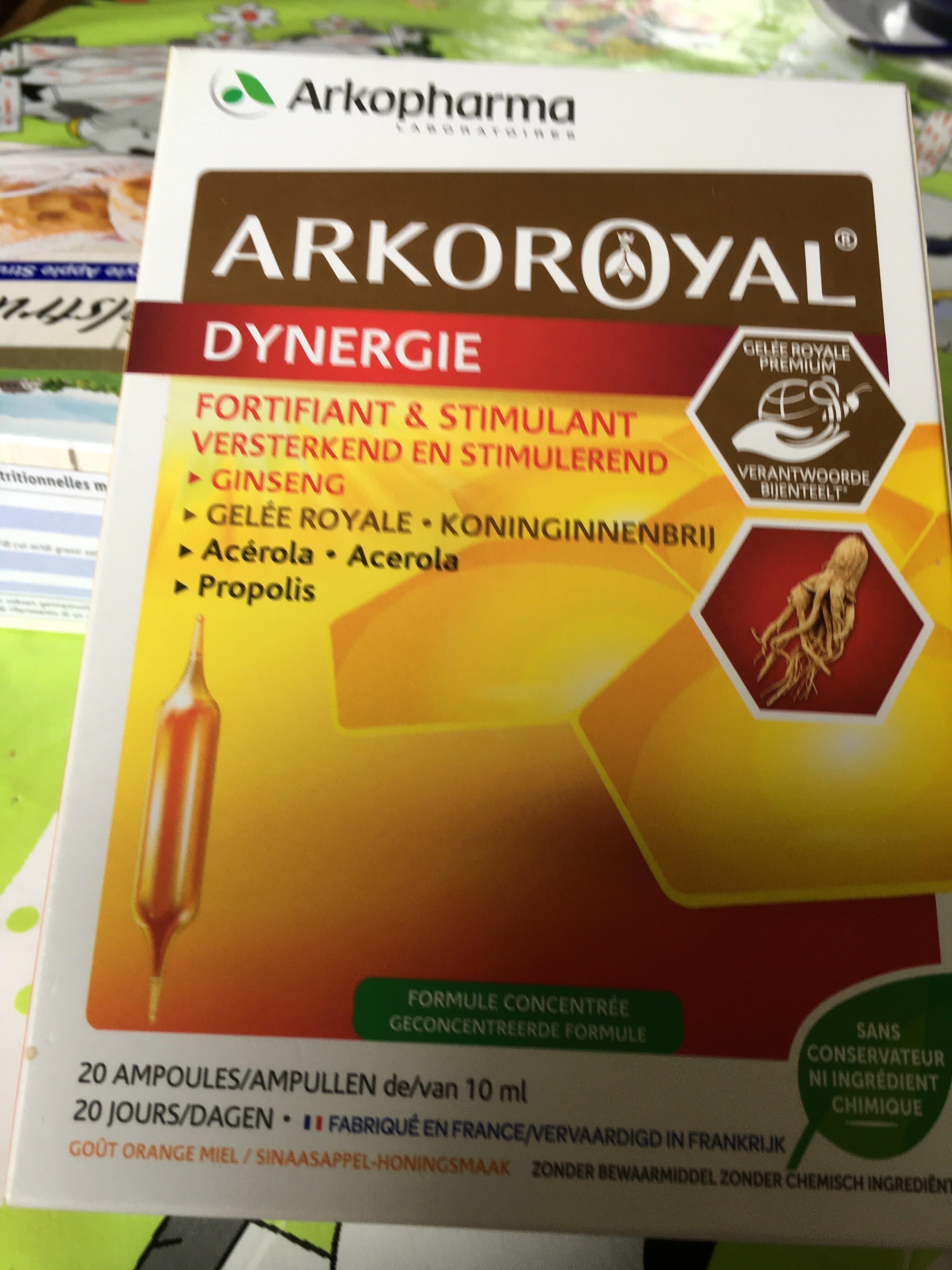 Arkopharma Arkopharma Défenses Naturelles Royal Dynergie Fortif Stim packshot