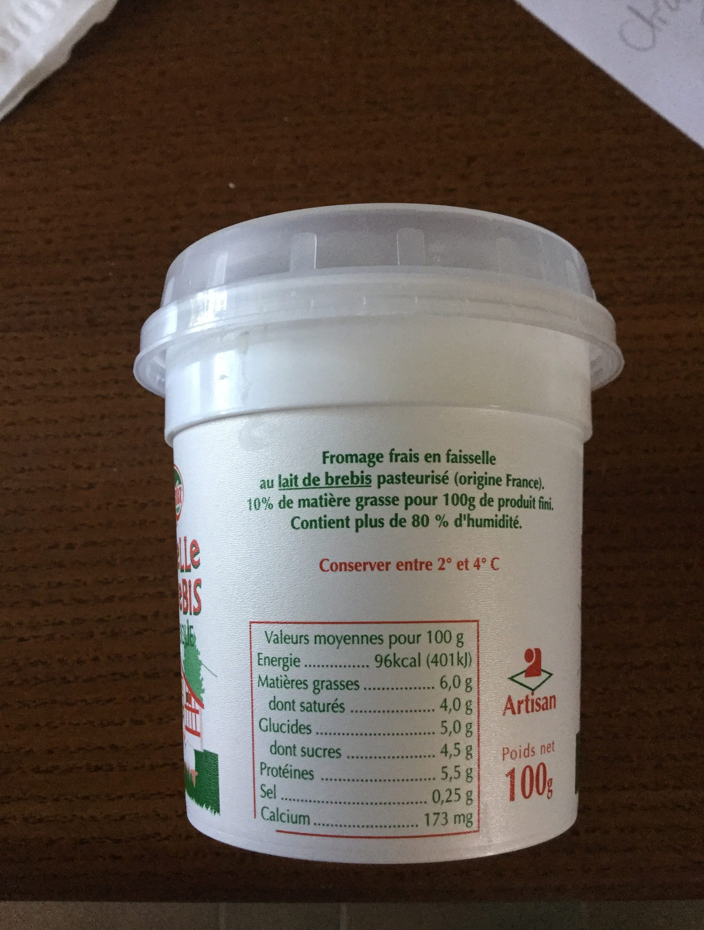 Baskalia Esne Ona Faisselle De Brebis 4X100G Esne Ona Faisselle De Brebis 4X100G packshot