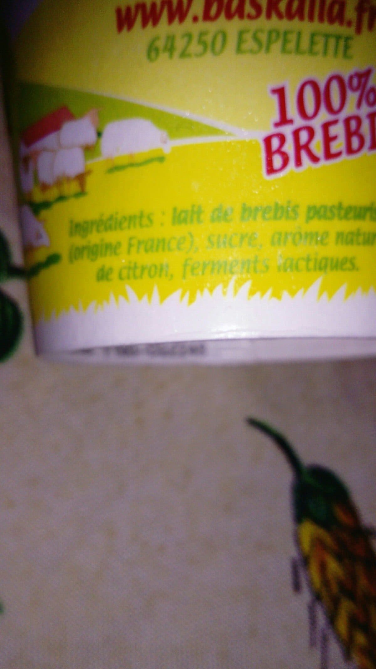 baskalia Yaourt de brebis packshot