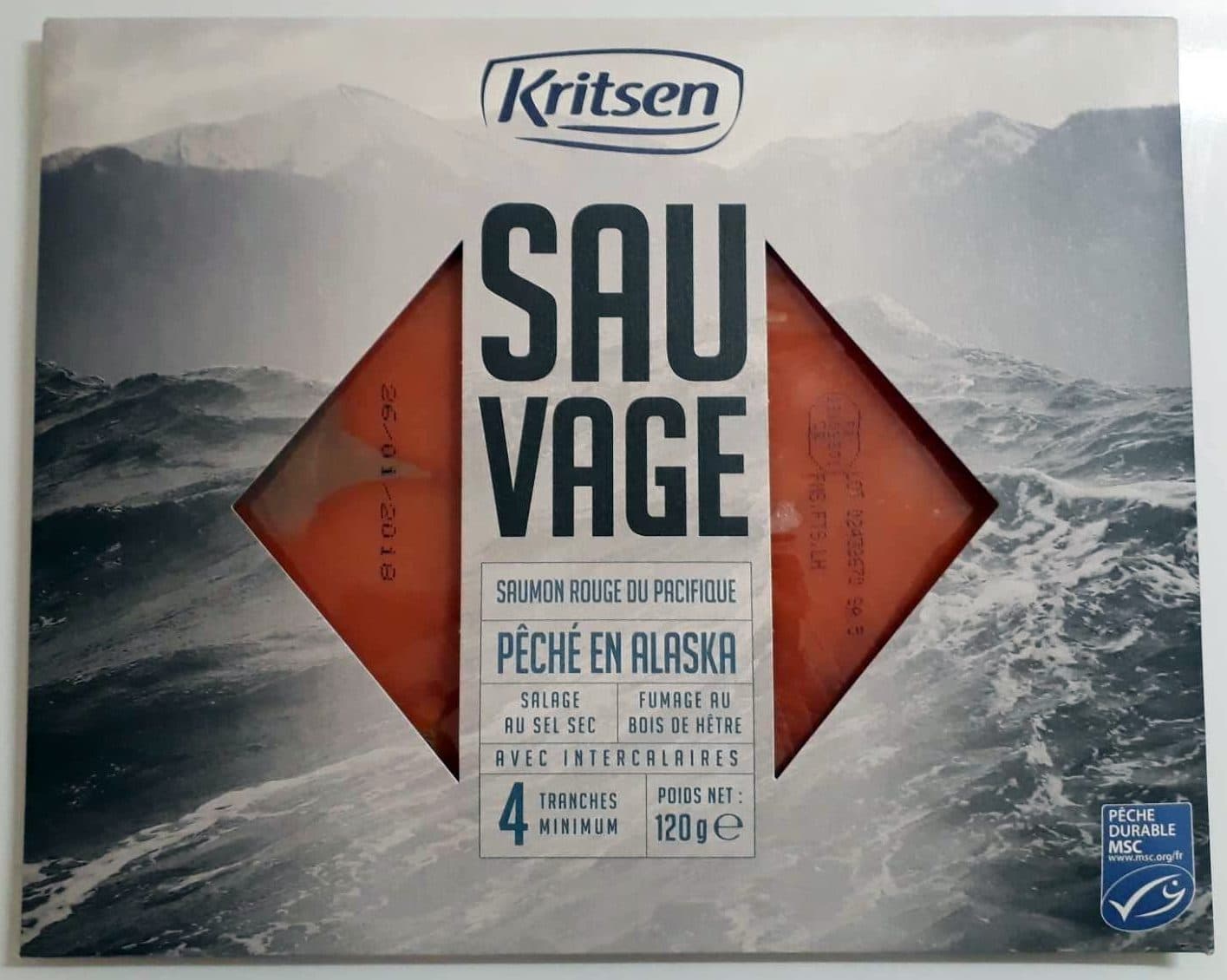 Kritsen Le saumon sauvage du pacifique packshot