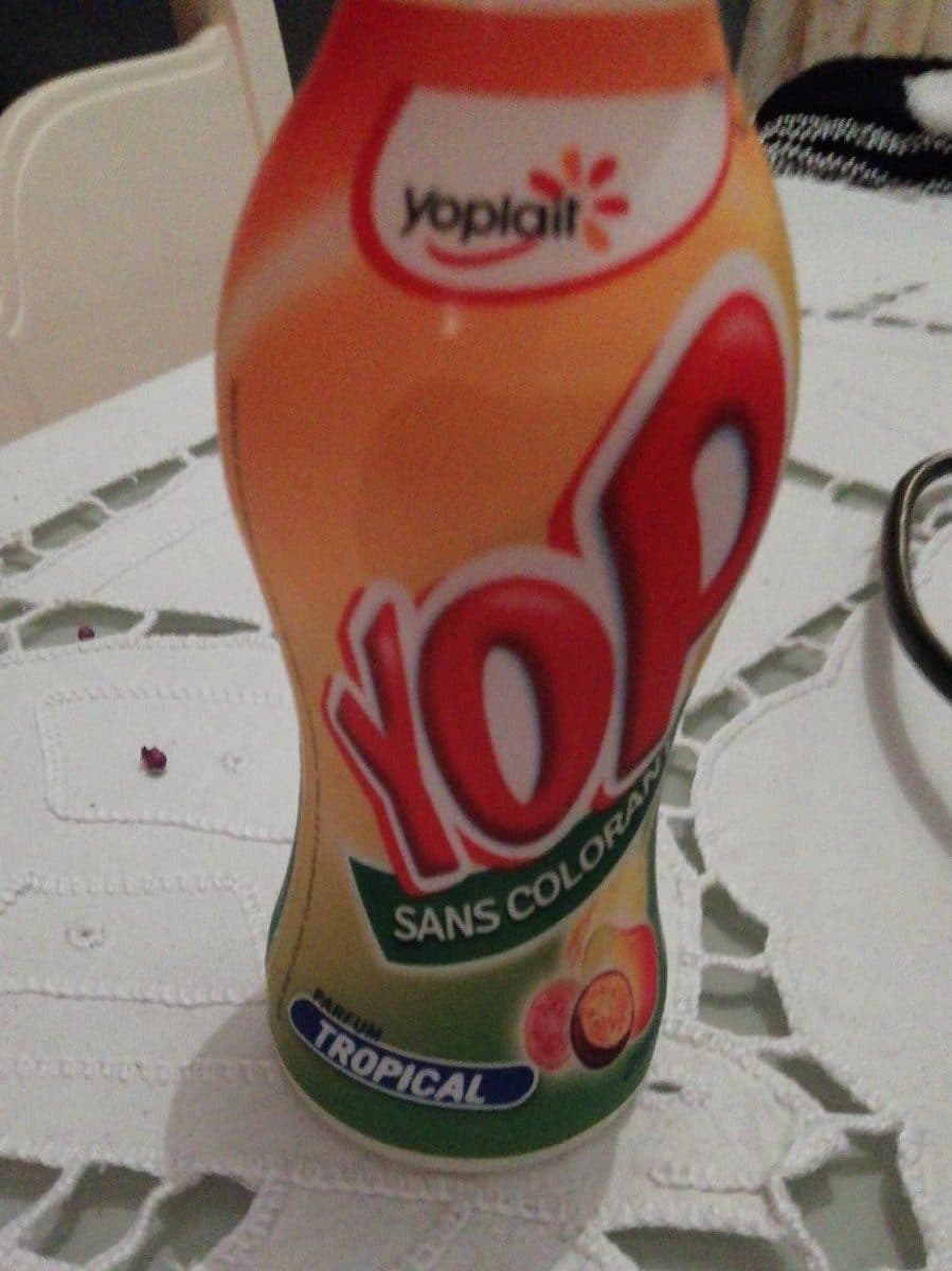 Yoplait Yop tropical packshot