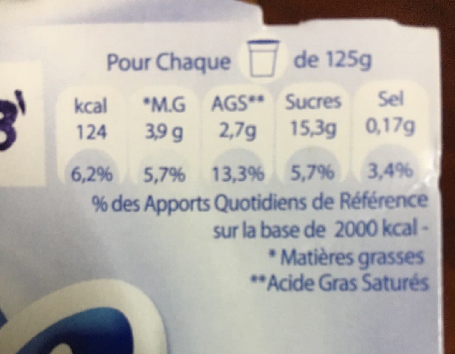 Yoplait Yaourt Myrtille packshot