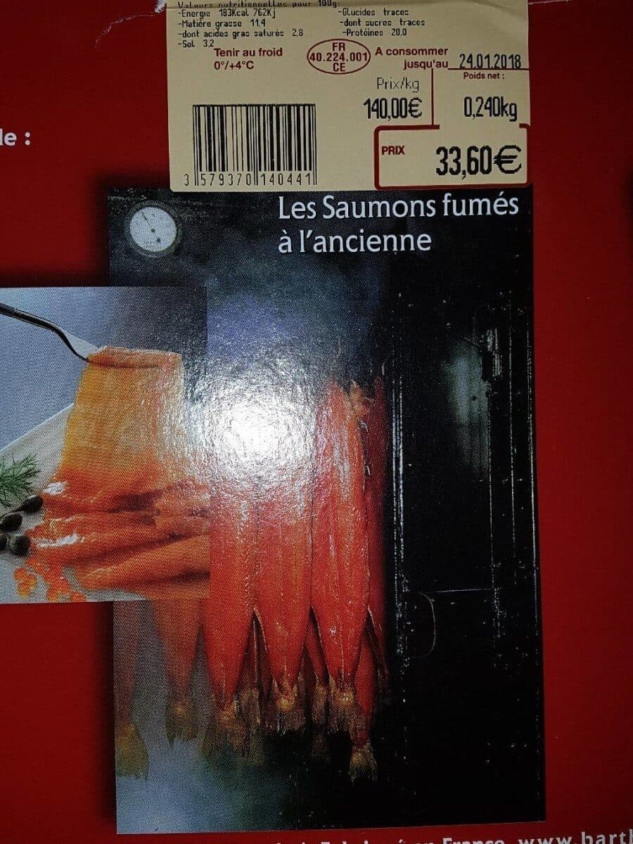 Open Food Facts Saumon fumé sauvage packshot