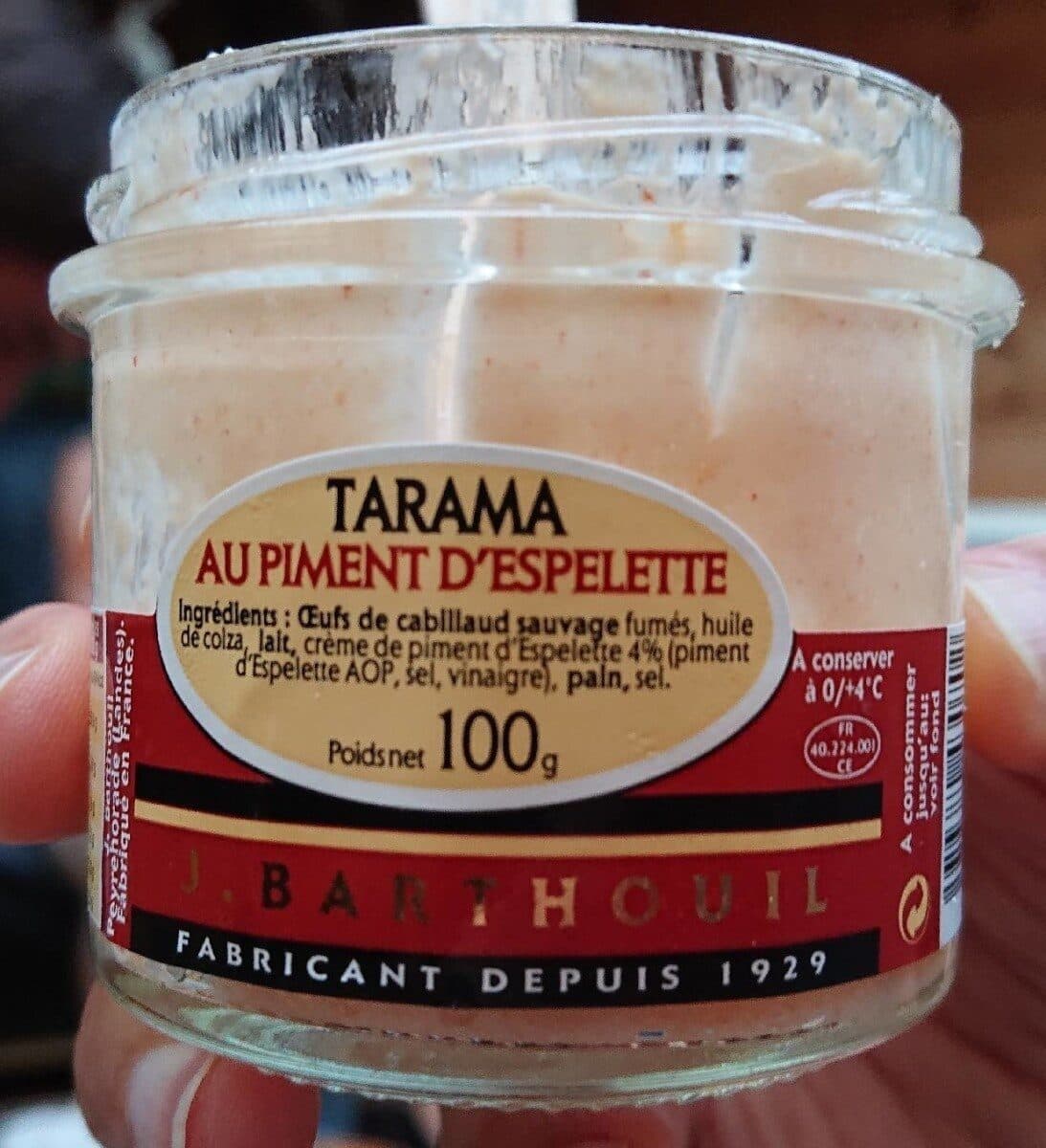 Open Food Facts Tarama au piment d'espelette packshot