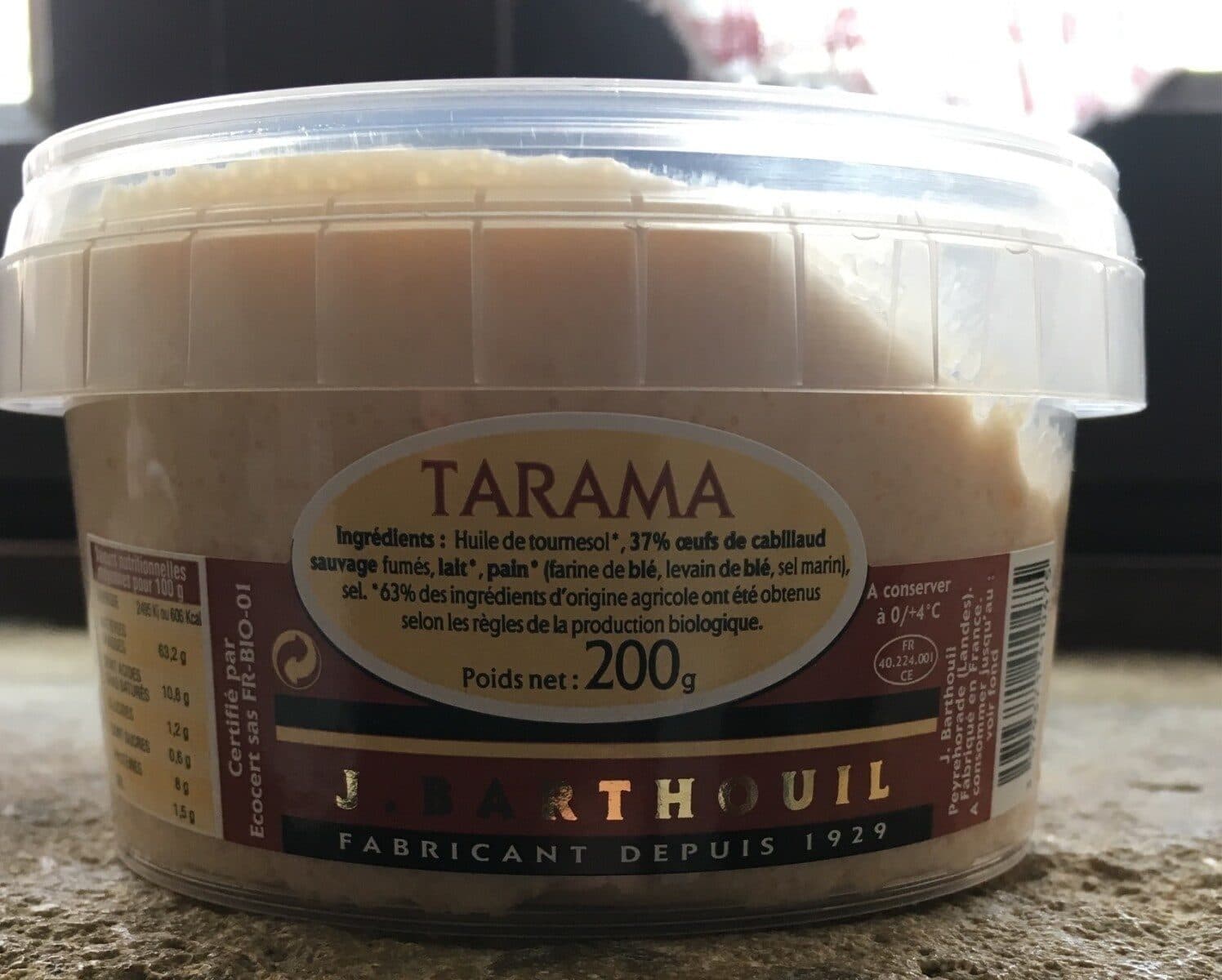 BARTHOUIL Tarama packshot