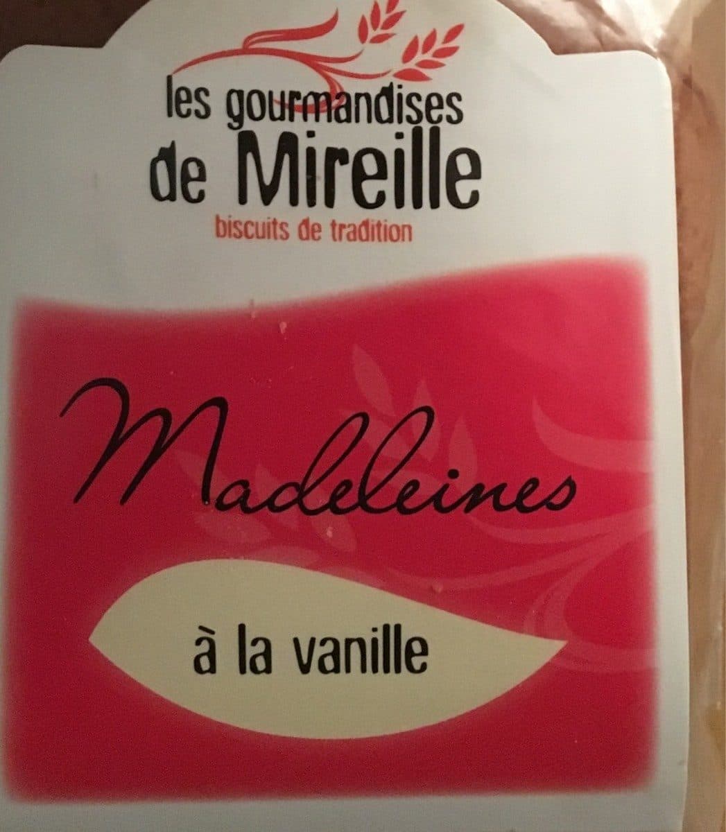 Open Food Facts Madeleines à la vanille packshot