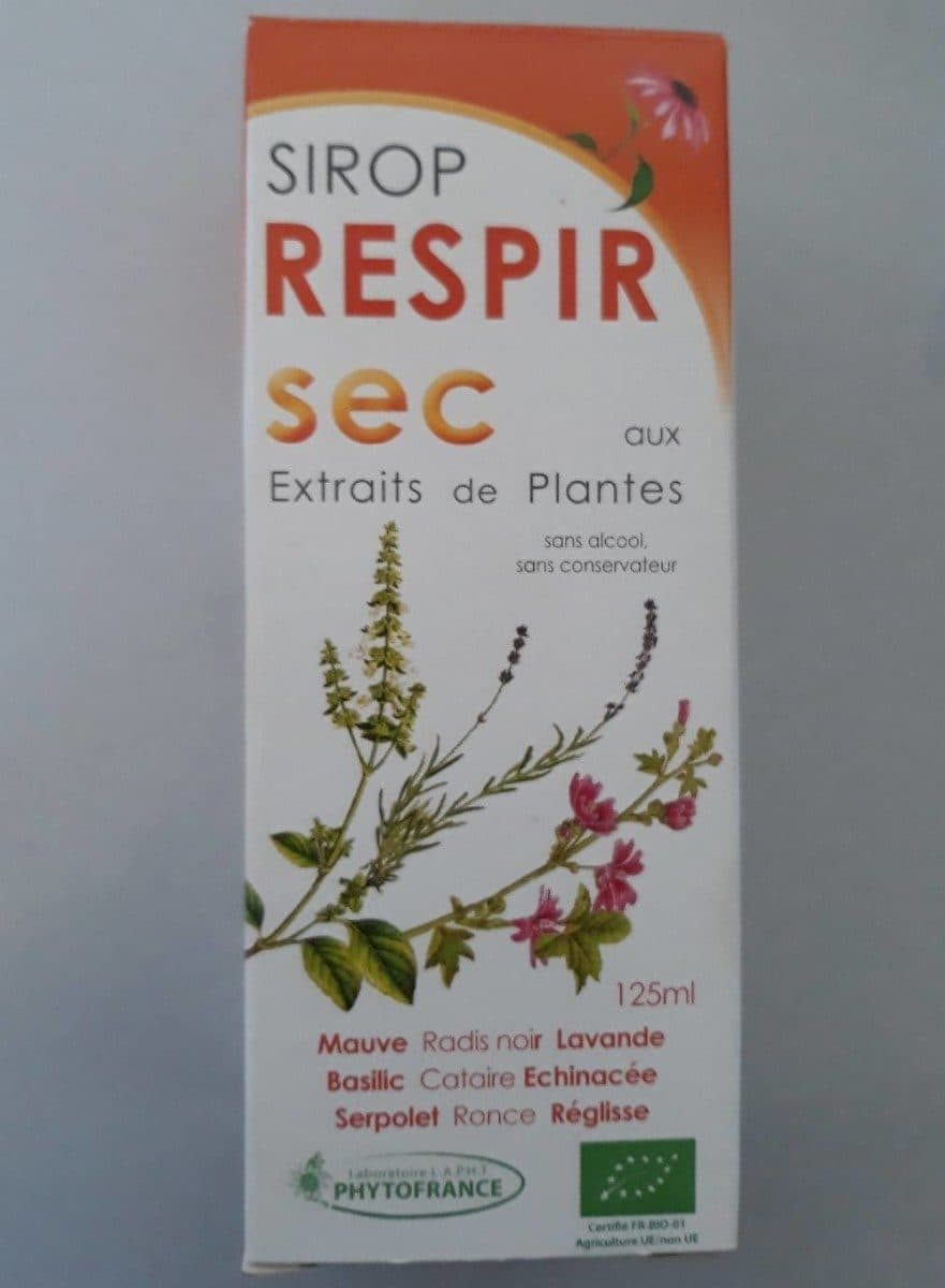 Open Food Facts Sirop Respir Sec packshot
