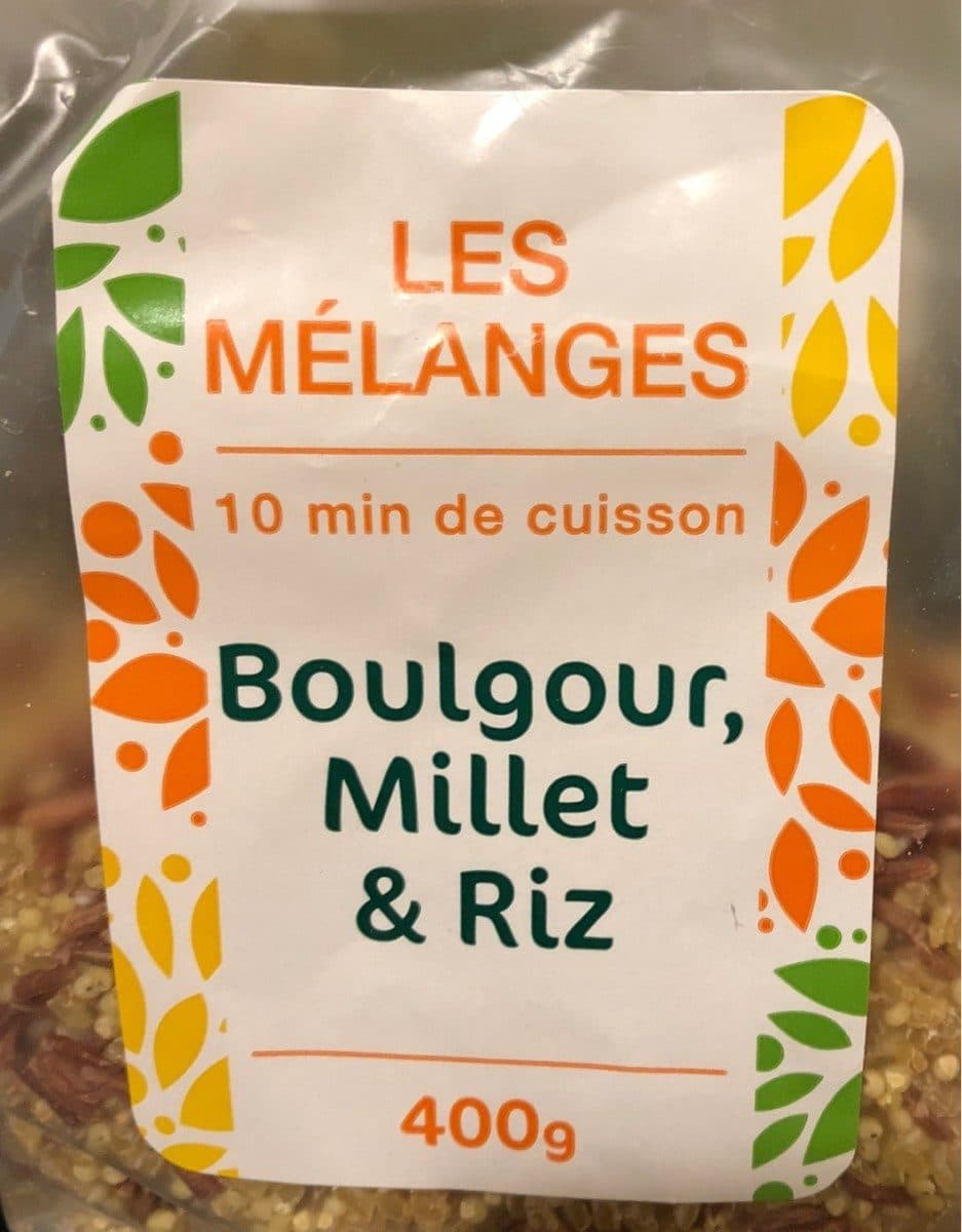 Open Food Facts Boulgour ,Millet et riz packshot