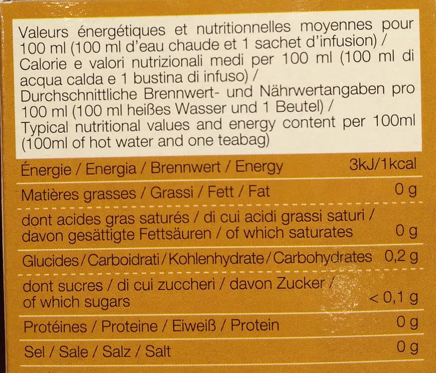 Infusion Bio Après le Repas Camomille Menthe Anis Réglisse packshot