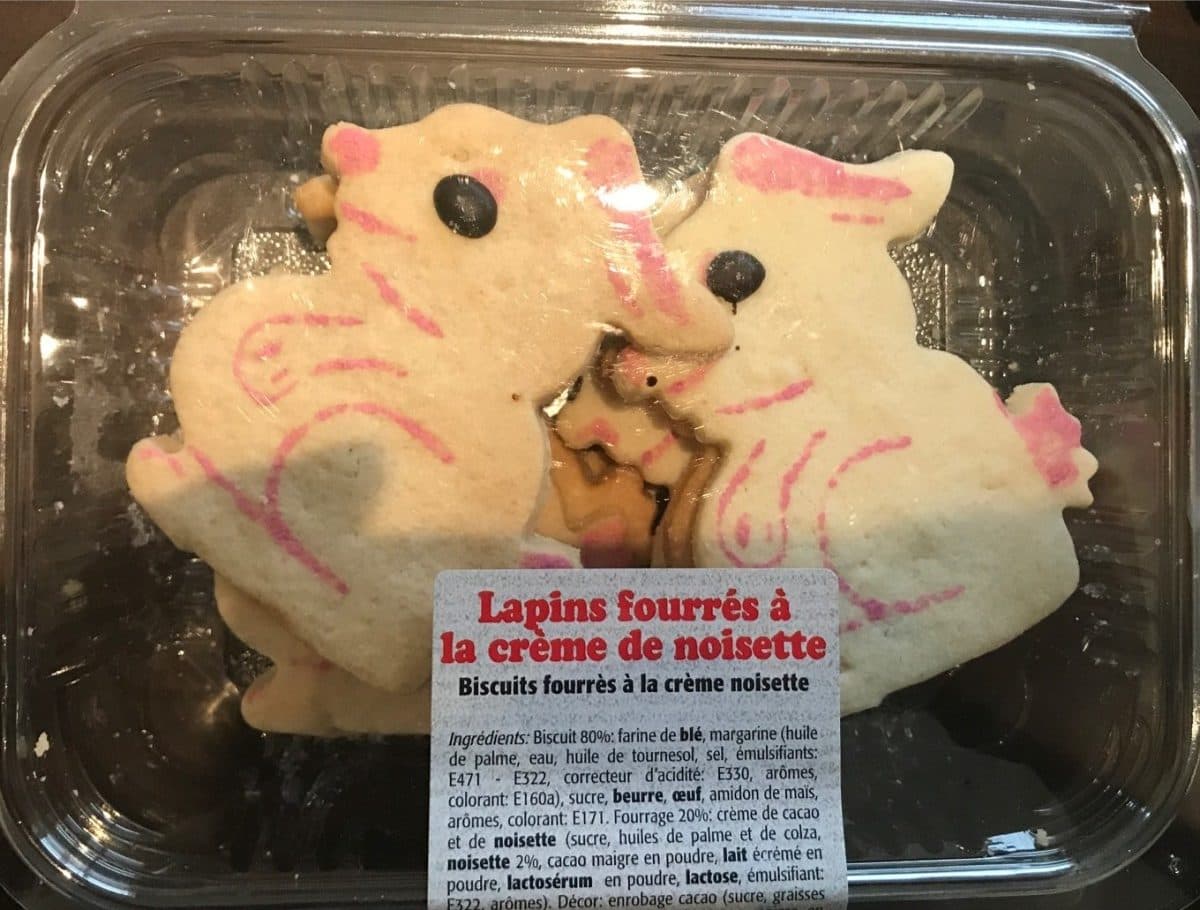 Sans marque Lapins Fourrés à la Crème Noisette packshot