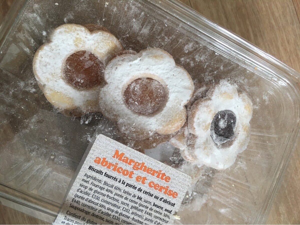 Open Food Facts Margherite abricot cerise packshot