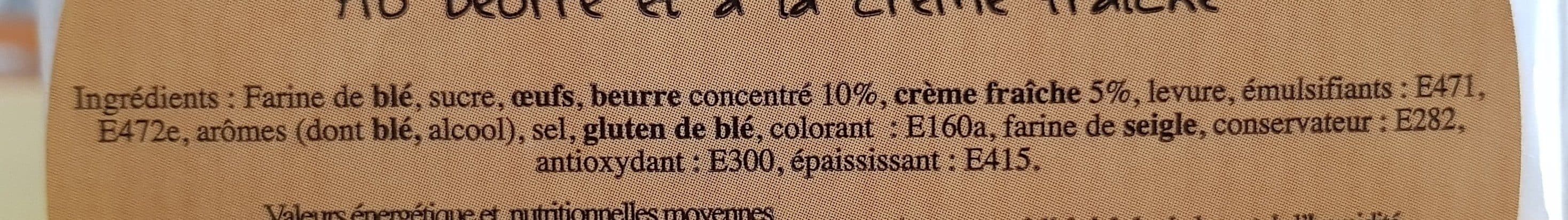 Grand frais Gâche Tranchée au Beurre et à la Crème Fraîche packshot