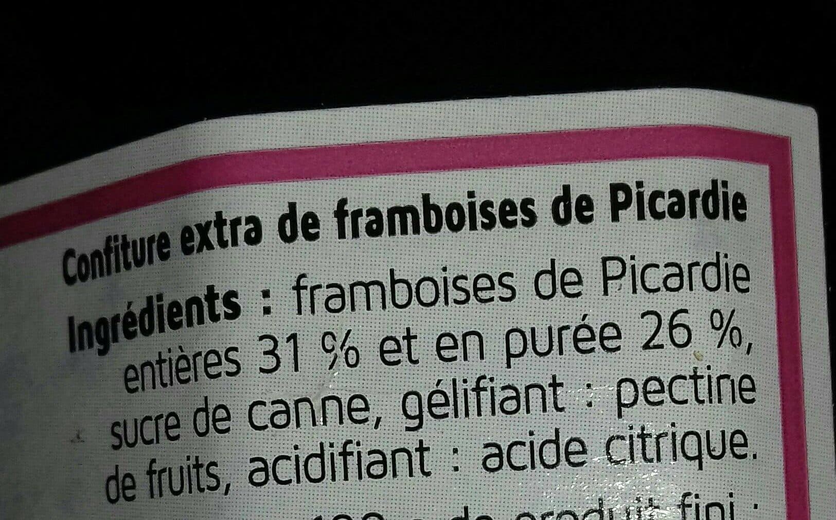 Les P'tites Tartines Confiture De Framboises De Picardie Les P'tites Tartines 315 G packshot