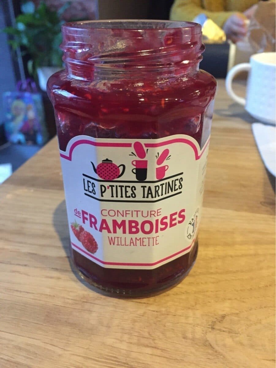 Les P'tites Tartines Confiture de framboise willamette packshot