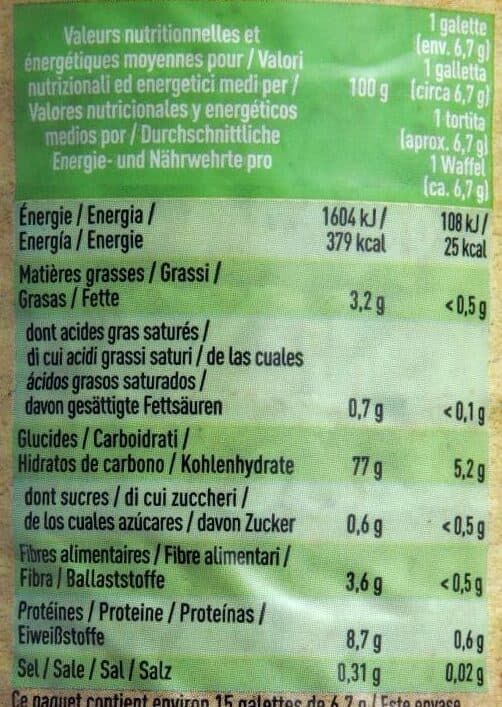 Agidra Galettes de riz complet bio packshot