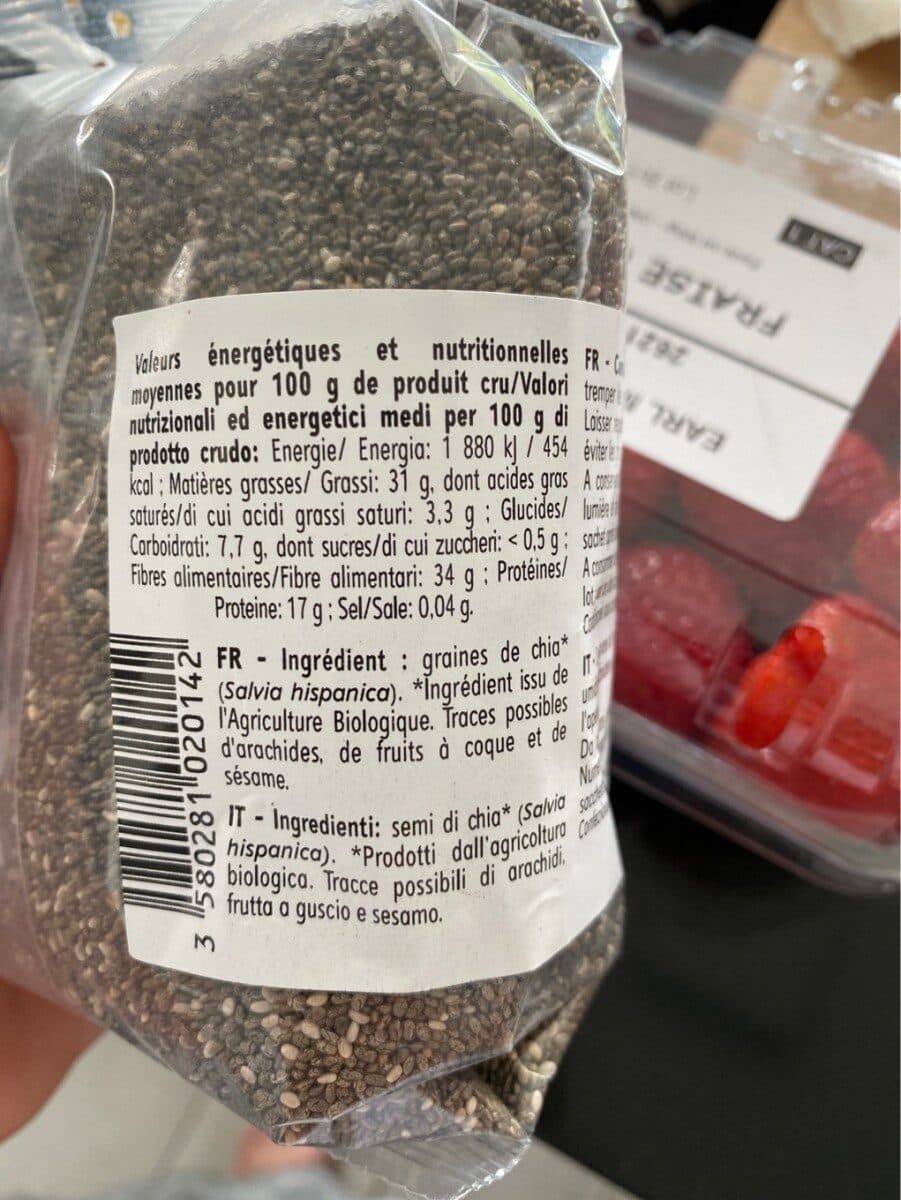 Grain de Frais Graine de chia packshot