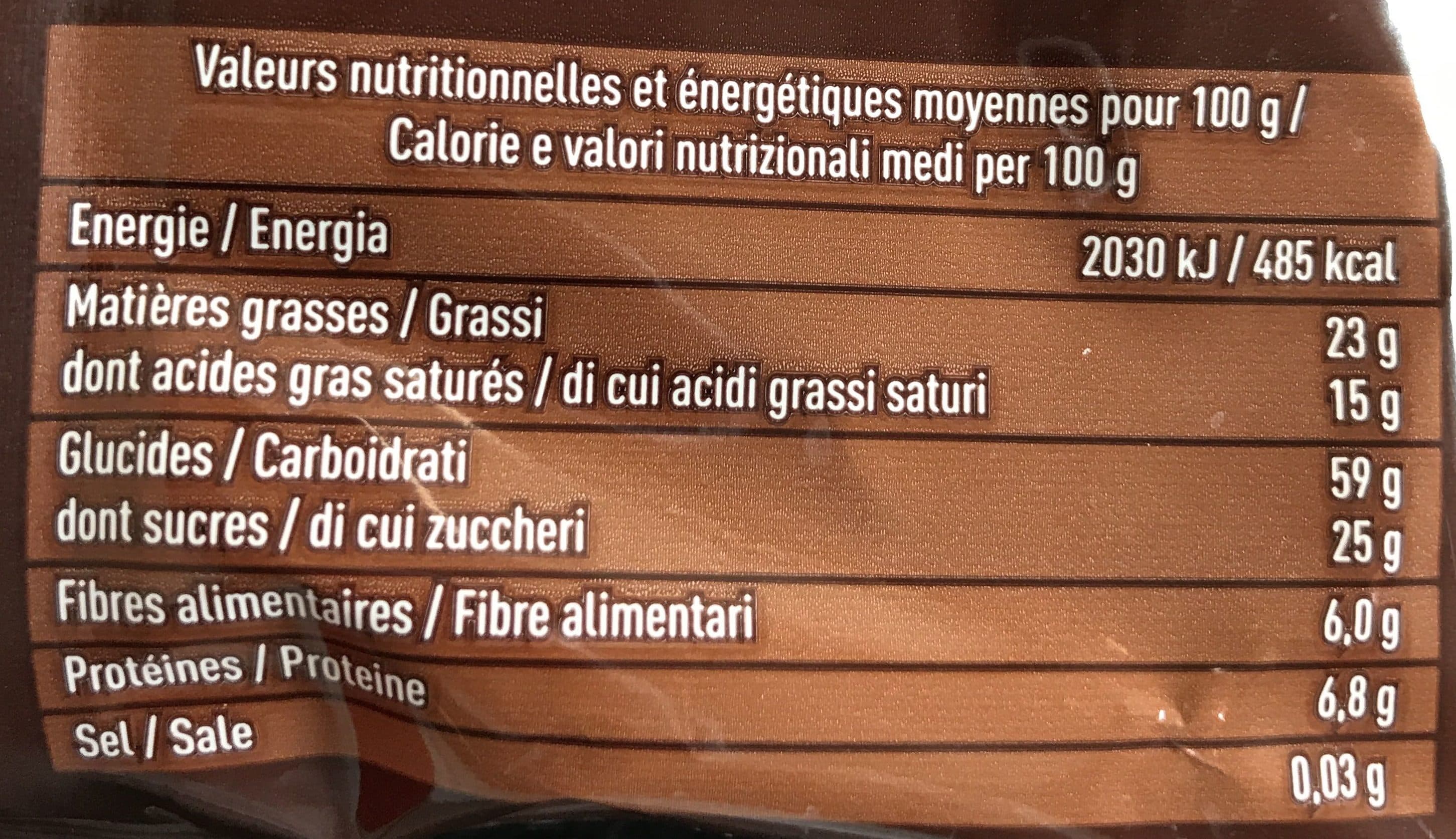 Sans marque Mini galette de riz chocolat noir packshot