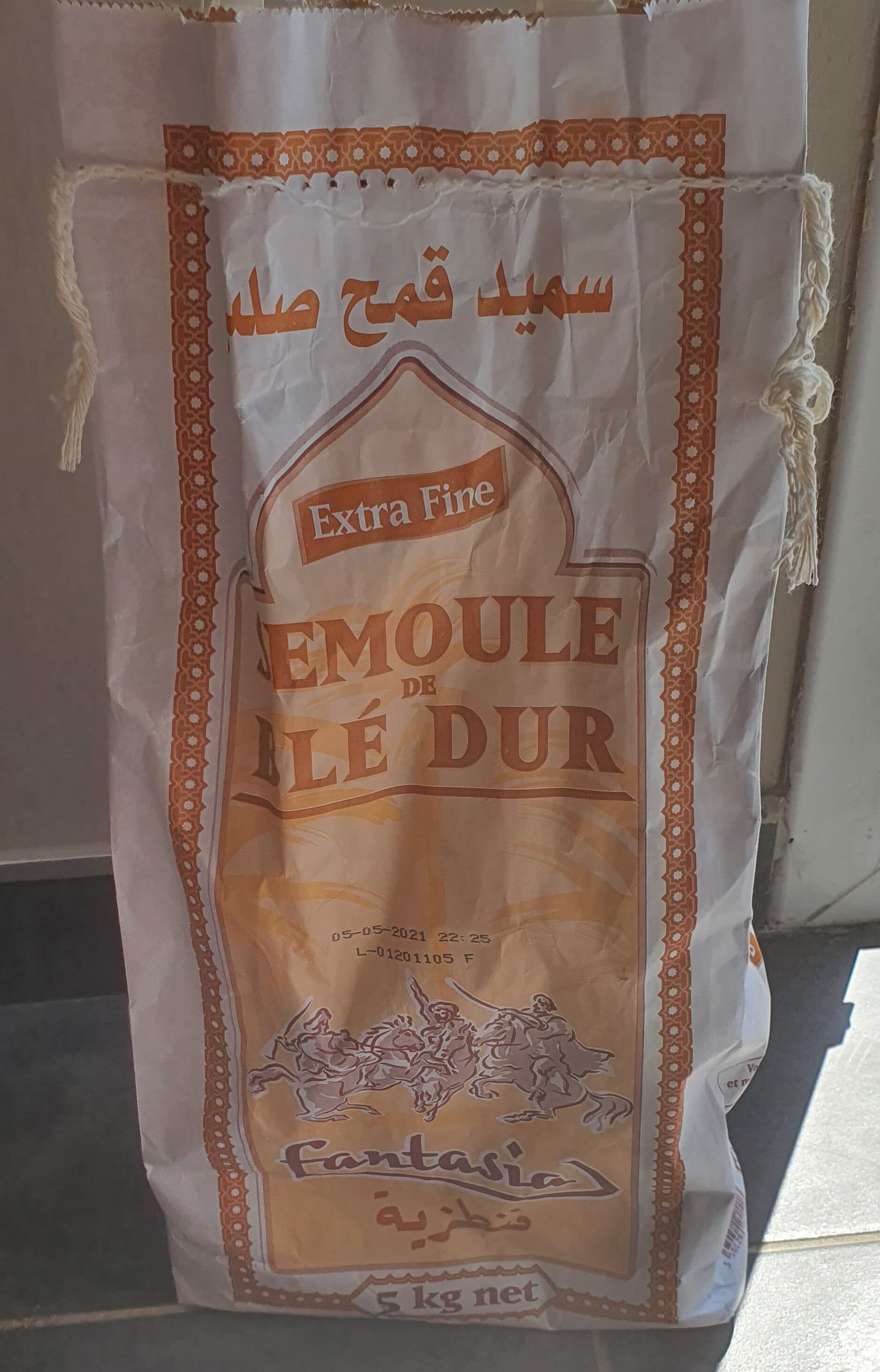 Fantasia Semoule de blé dur extra-fine packshot