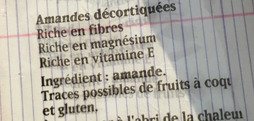 Fantasia Amandes décortiquées packshot