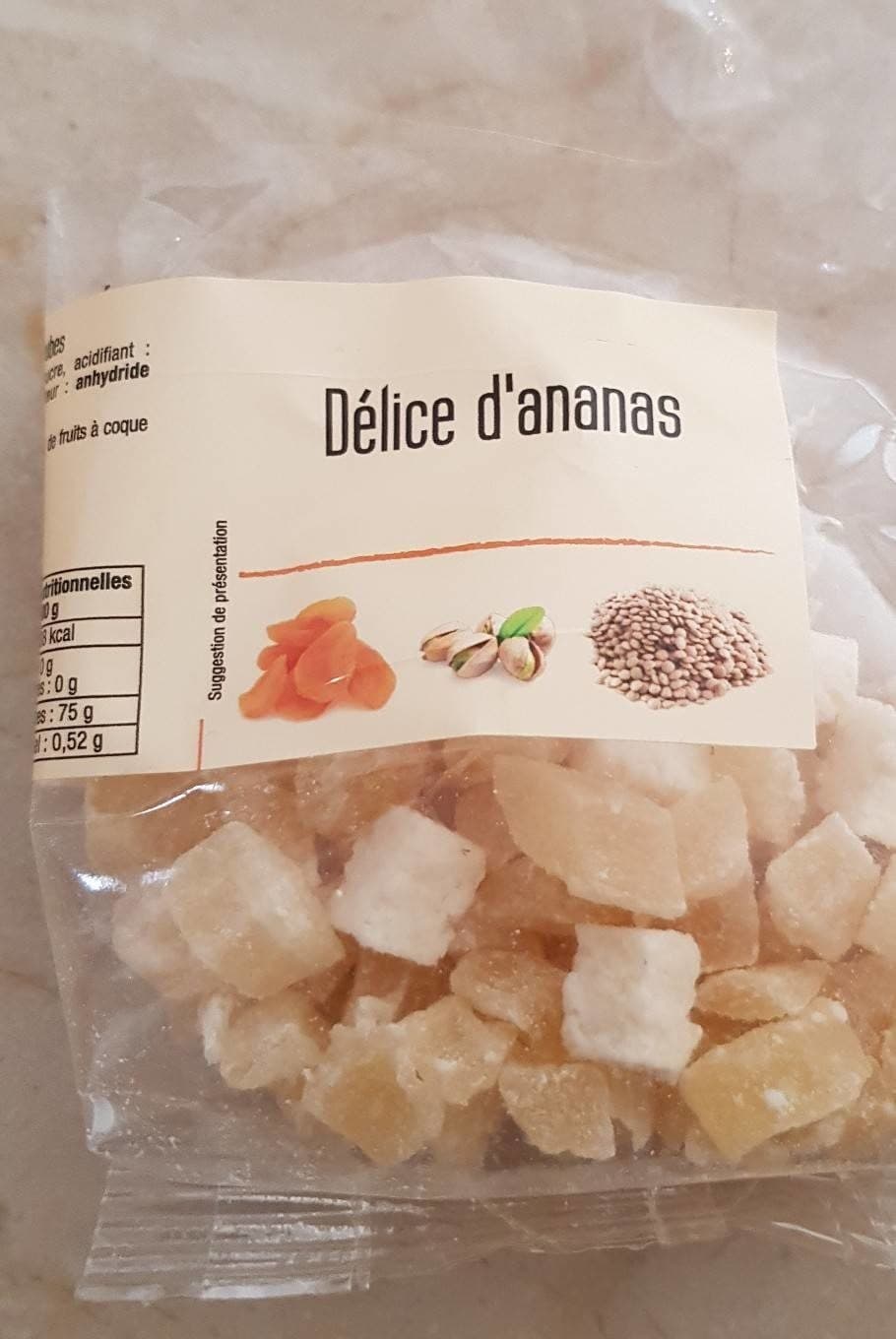 Agidra Ananas Cubes Déshydratés SCH packshot