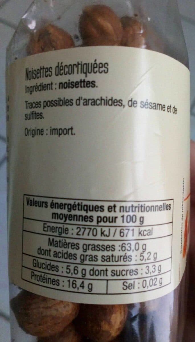 Importaco s a Noisette Décortiquée packshot