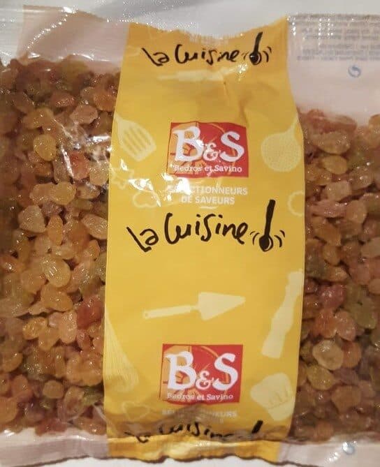 Bedros et Savino Raisin Golden Iran packshot