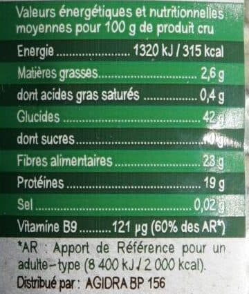 Grain de frais Flageolets verts packshot