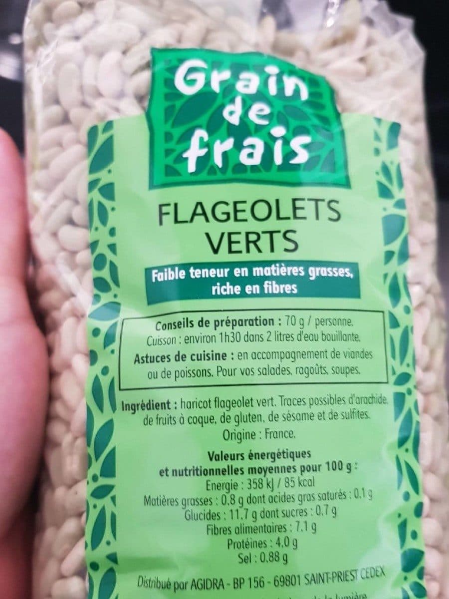 Agidra Flageolets Verts packshot