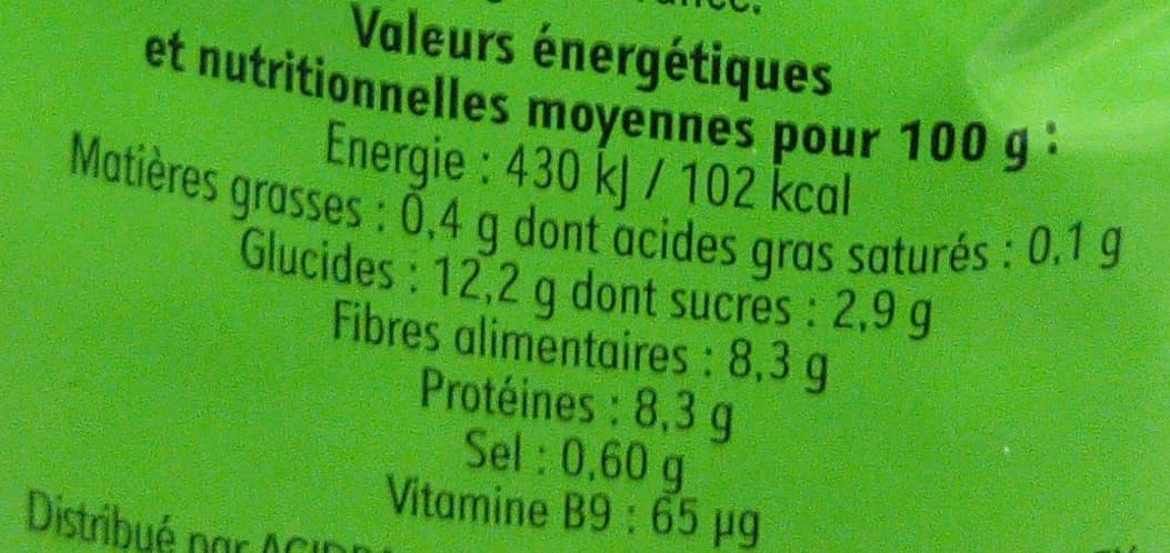 Grain de frais Pois cassés verts packshot