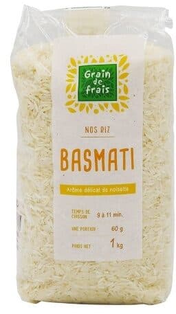 Grain de frais Riz basmati packshot