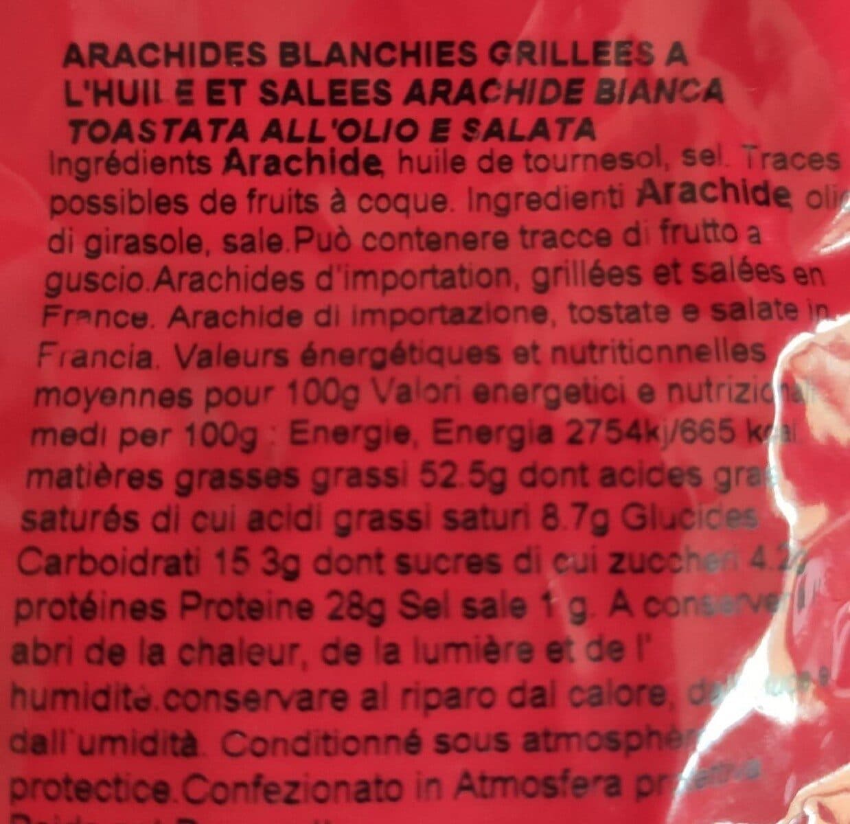 Bedros et savino Arachides Blanches Grillées à l'huile et Salées packshot