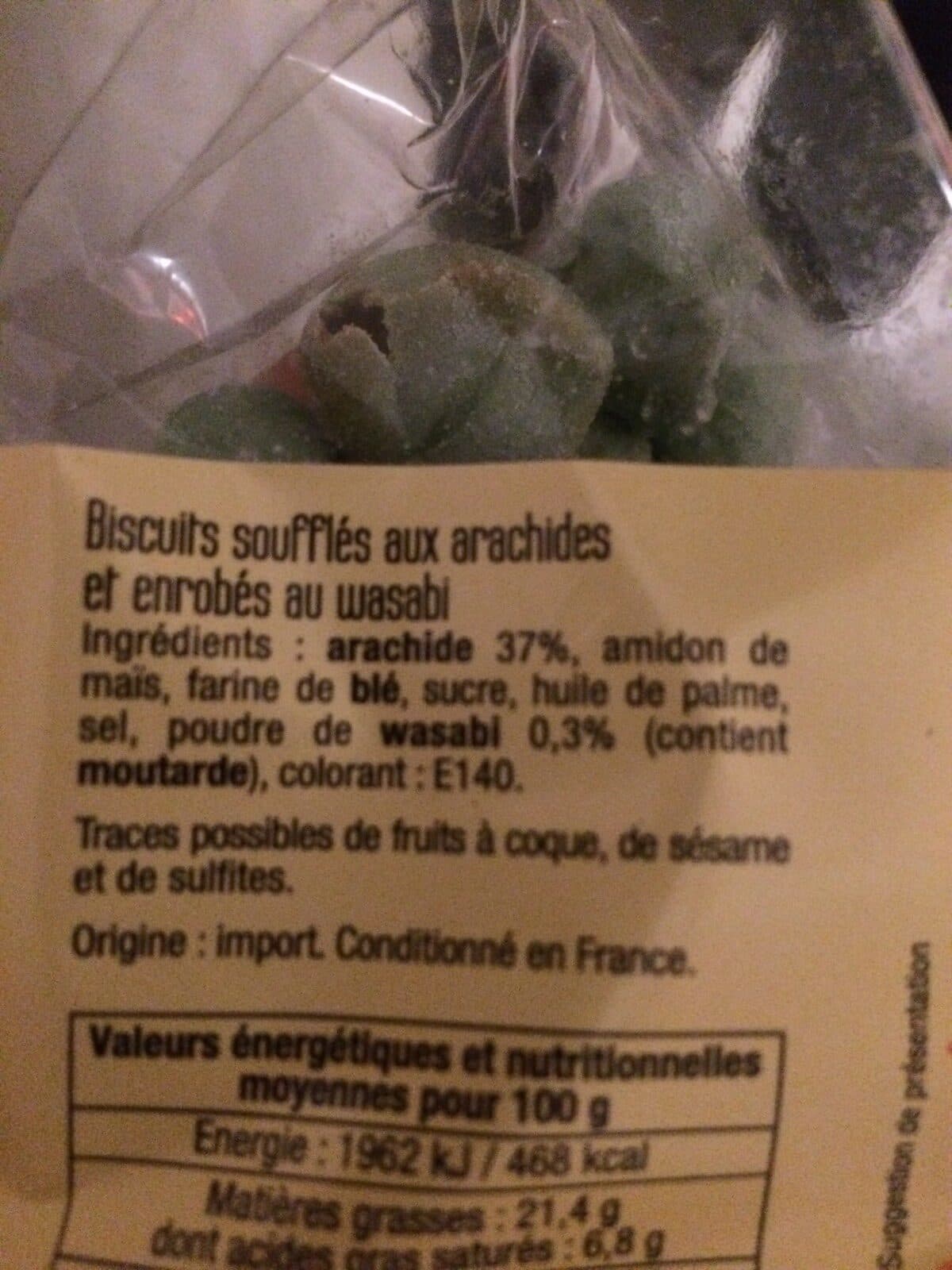 Open Food Facts Arachides wasabi packshot