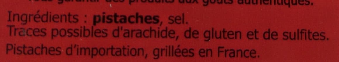 Bedros et Savino Pistaches grillées salées packshot