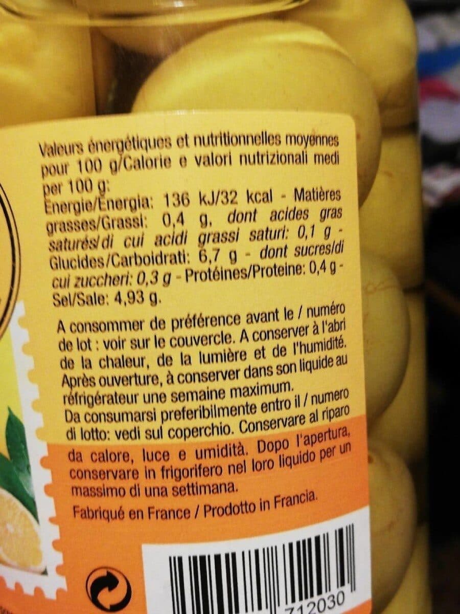 Agidra Citrons Beldi Pasteurises En Saumure packshot