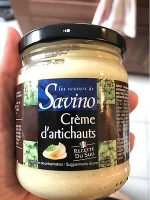 Les Saveurs De Savino Creme D'artichauts packshot