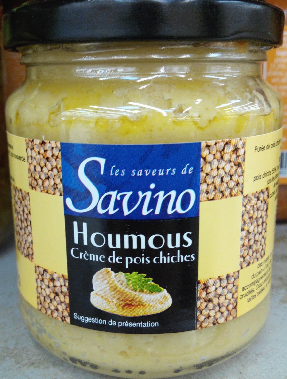Les Saveurs de Savino Houmous packshot