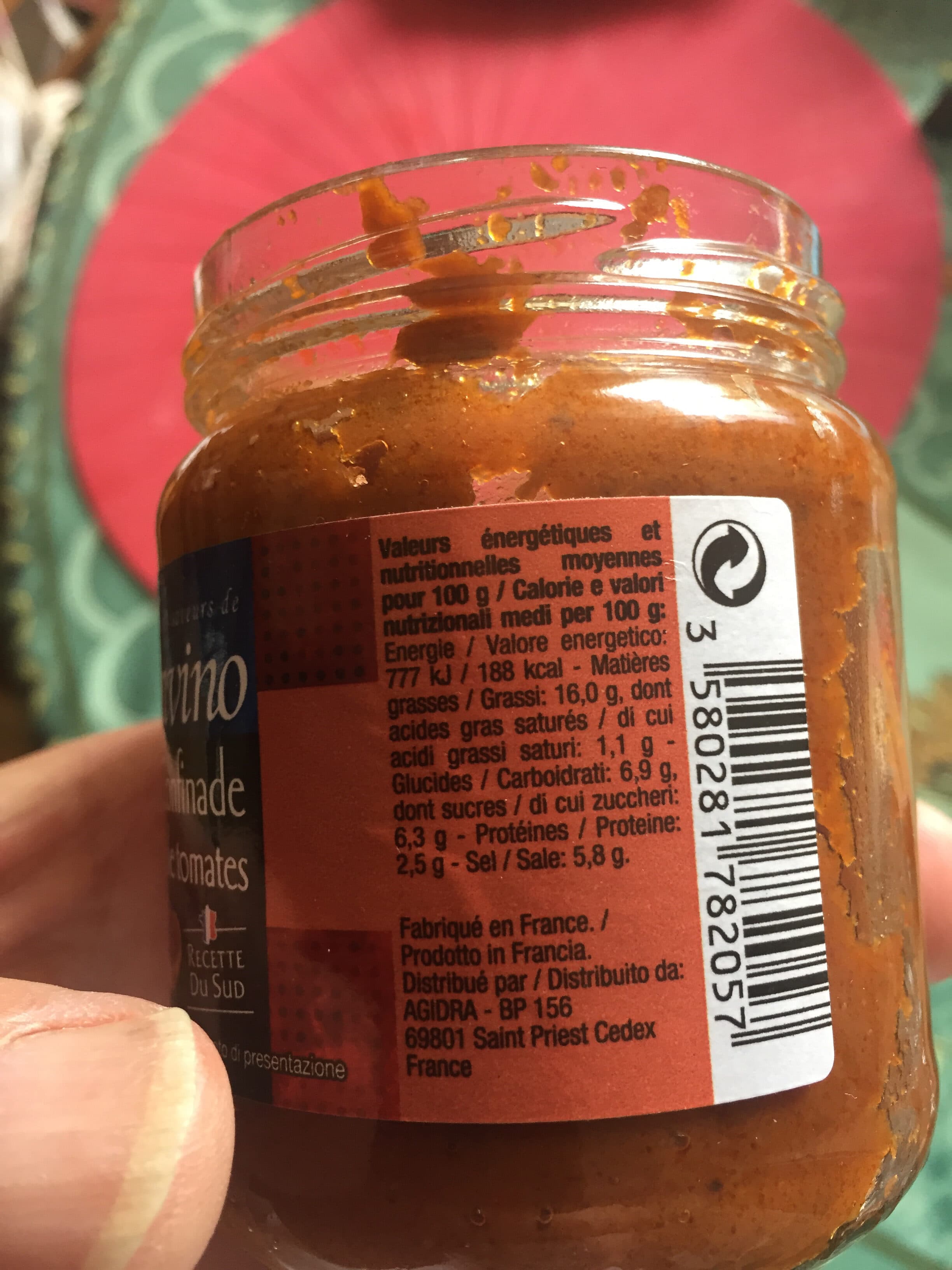 LES SAVEURS DE SAVINO Confinade De Tomates Savino packshot