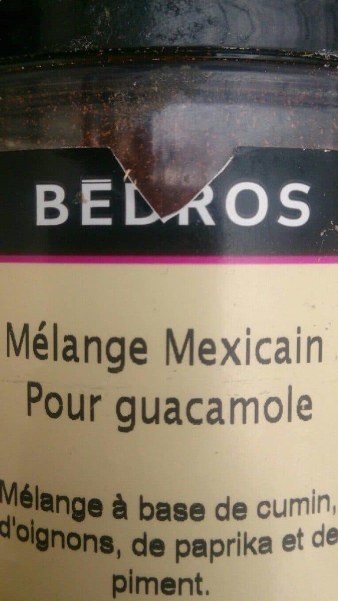Bedros Mélange mexicain pour guacamole packshot