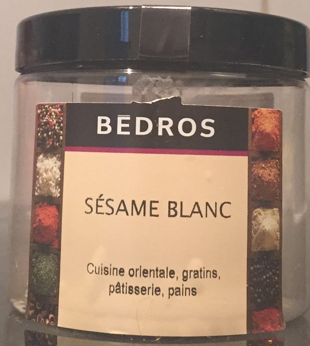 Bédros Sesame blanc packshot