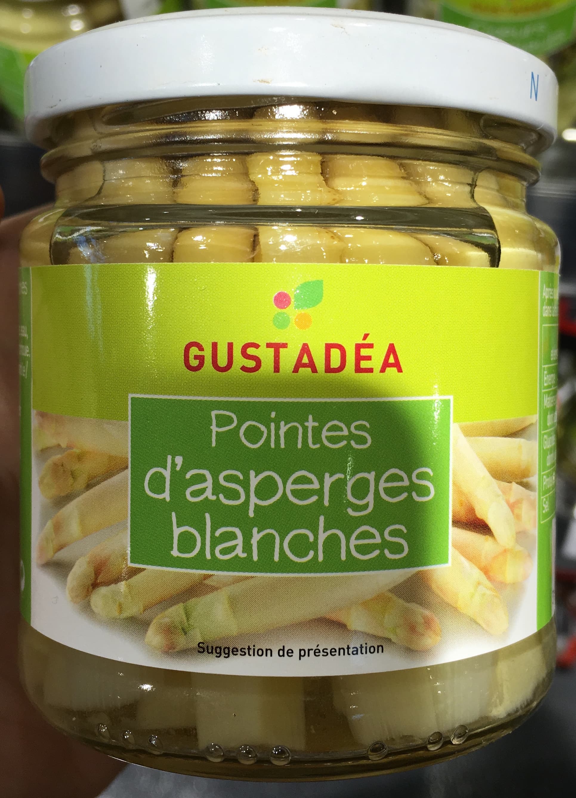 Gustadéa Pointes d'asperges blanches packshot