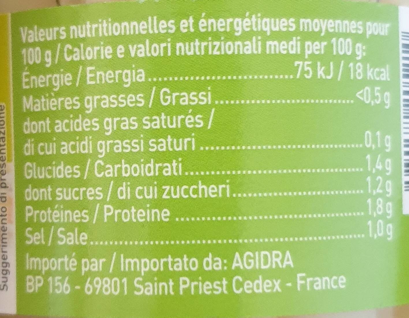 Agidra Pointes d'asperges blanches packshot