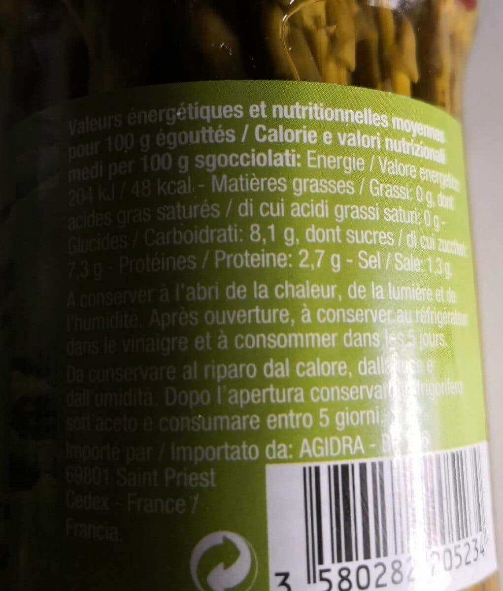 Agidra Asperges vertes croquantes packshot