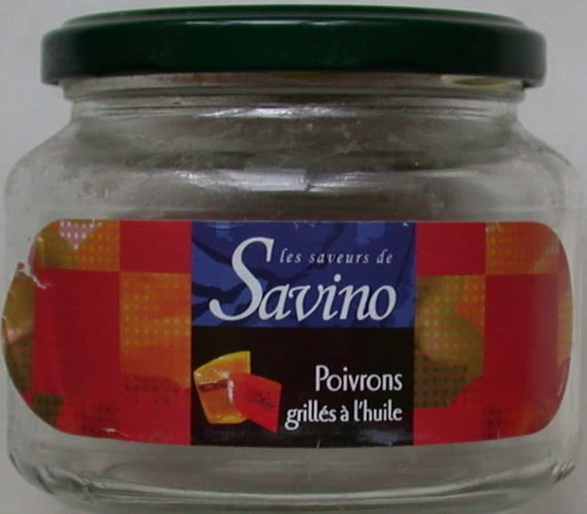 les saveurs de Savino Poivrons grillés à l'huile packshot